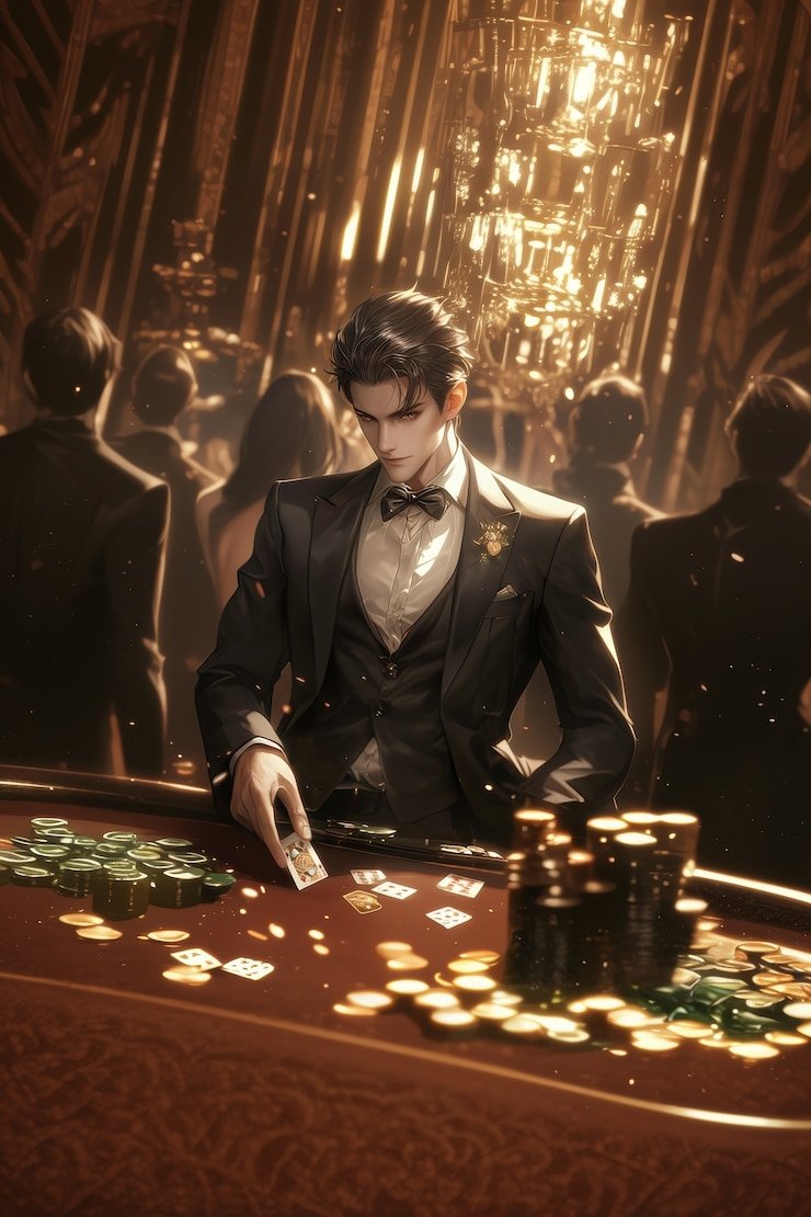 Antarmuka meja permainan Gaple Online dengan batu domino, skor pemain, dan opsi taruhan di senopati slot